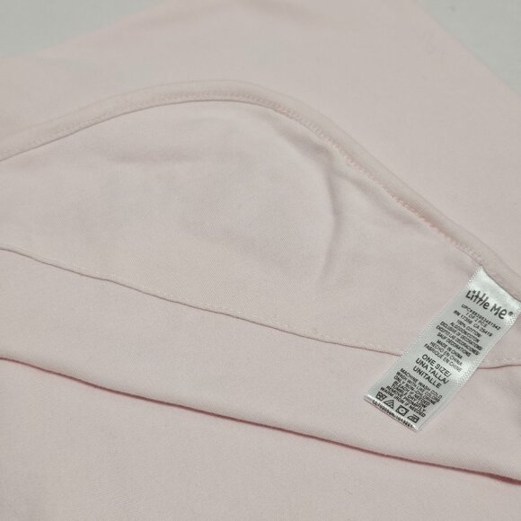 Little Me Pink Baby Blanket Embroidered Flowers Lovey - Picture 5 of 7